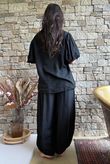 Randles Puff Sleeve Blouse Black
